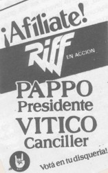This is the real vote: Pappo for President, Vitiko for Chancellor ....of Metal!