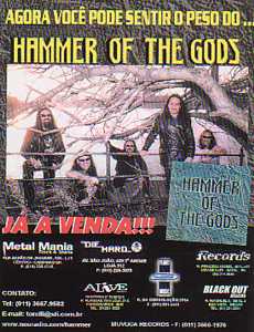 Hammer Of The Gods advertisement 1999