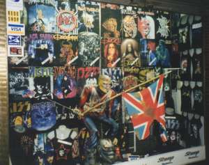 Galeria du Rock, one of the many shops