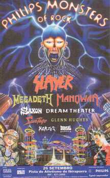 Concert flyer for the 1998 `Monsters of Rock