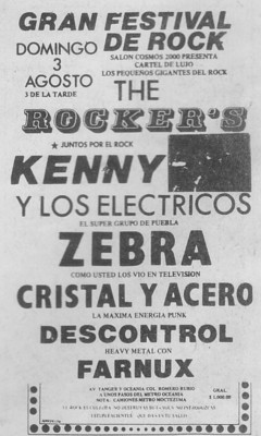 Festival flyer 1986