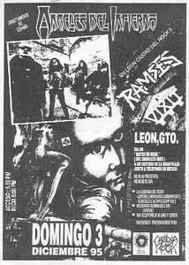 Flyer for one of the many Angeles Del Infierno tours