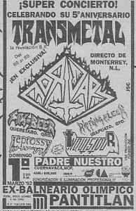 Tour with Mortuary 1992