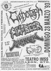 Black and Thrash Metal gig 1993